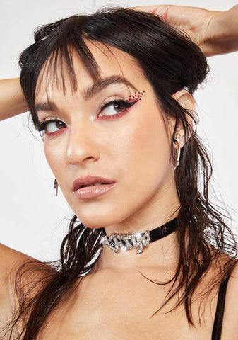 Virgo Gone Viral Rhinestone Choker
