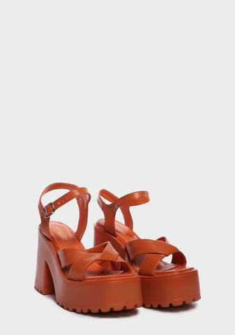 Amber Someday I'll Rise Platform Heels