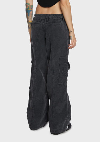Y2K Corduroy Cargo Pants