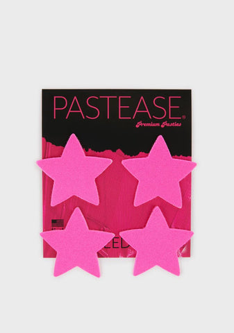 Two-Pair Small Neon Star Pasties