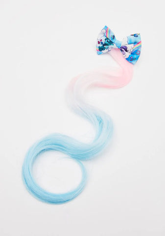Rainbow Chaser Bow Hair Extension