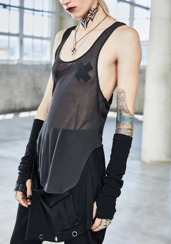 Bassline Sheer Racerback Tank