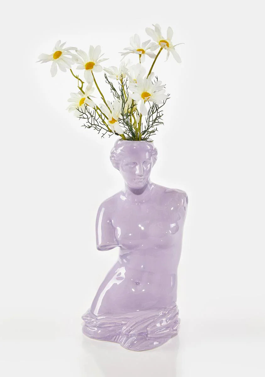 Lilac Venus Ceramic Vase