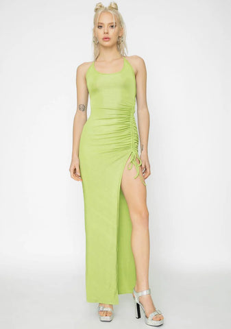 Green Halley Maxi Dress