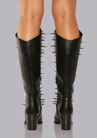 Wicked Memories Spiked Cowboy Boots