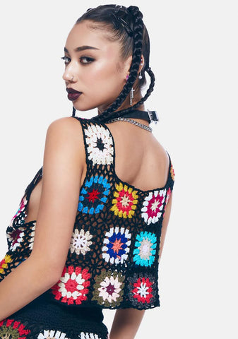 Hours Of Euphoria Crochet Top