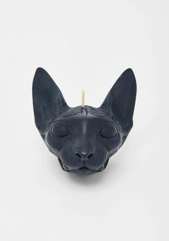 Black Sphynx Cat Soy Candle