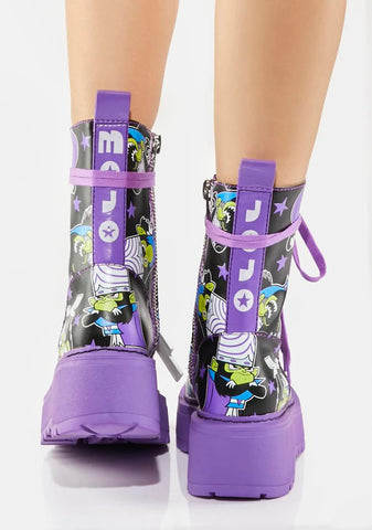 Manic Mojo Combat Boots
