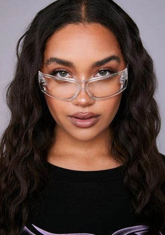 Let Ur Guard Down Clear Sunglasses