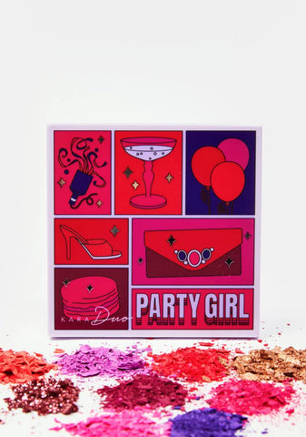 Party Girl Colorful Eyeshadow Palette