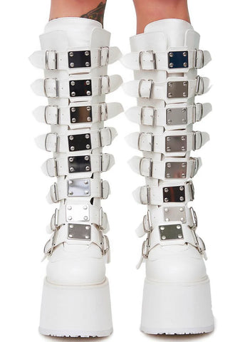 Damned-318 Platform Knee High Boots