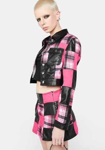 Scream And Shout Patchwork Jacket