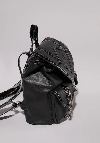 Dying To Be Cool Vegan Leather Backpack