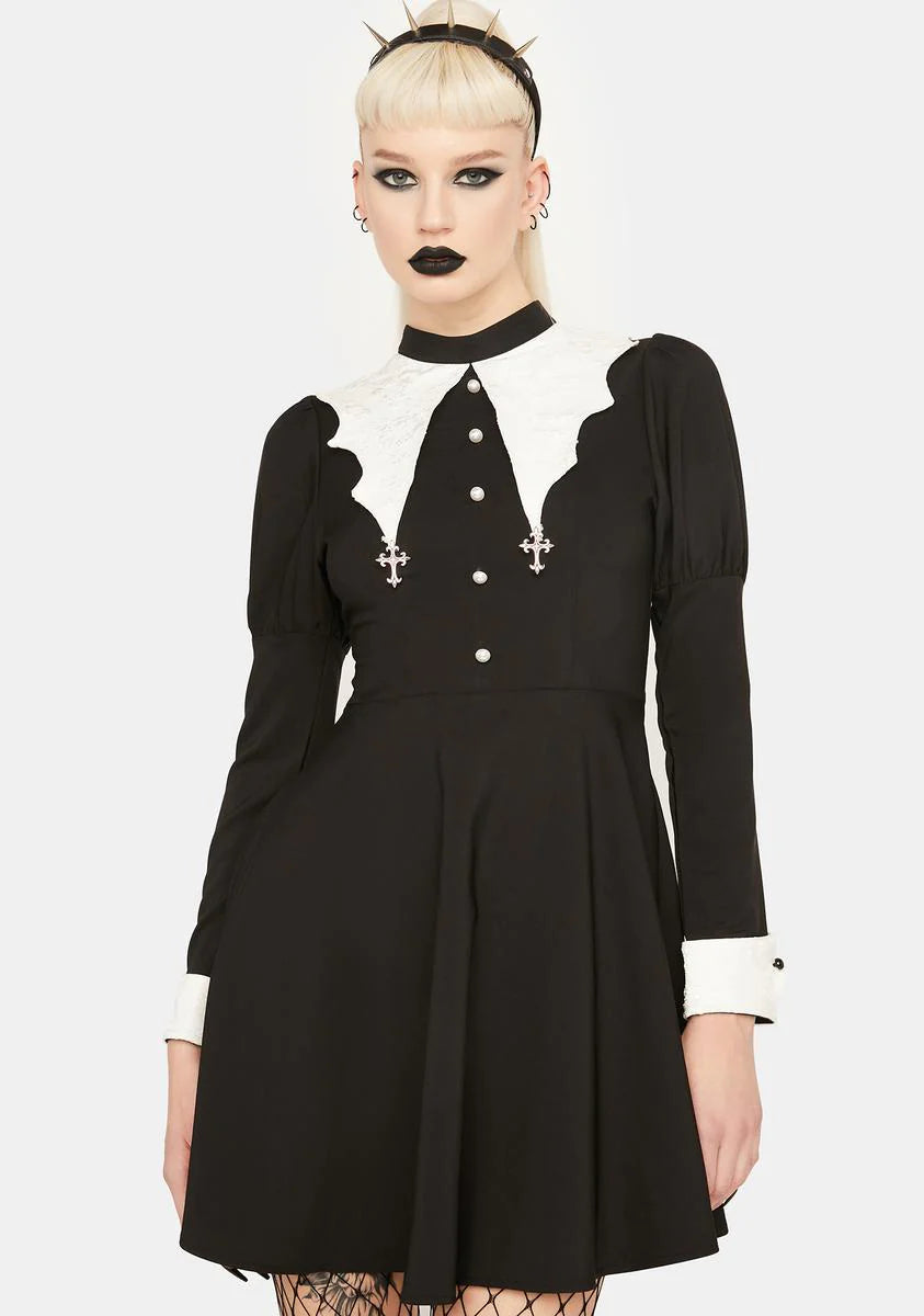 Bat Entanglement Mini Dress