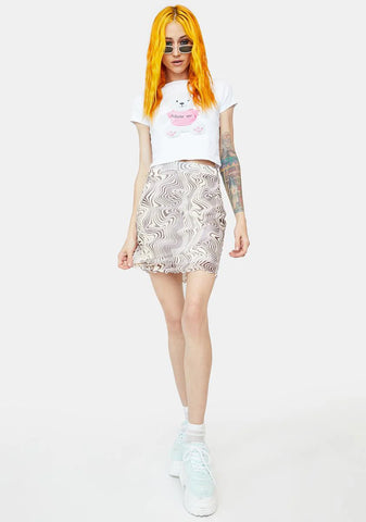 Sophia Printed Mini Skirt