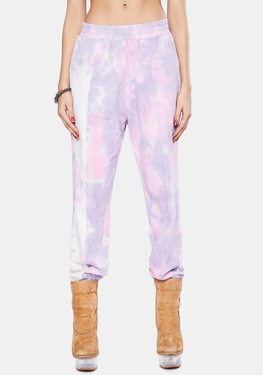 Lavender Tie Dye Joggers