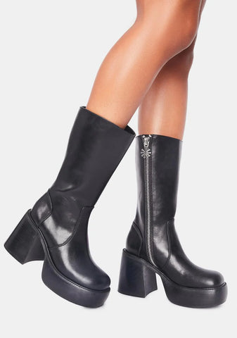 New Moon Mischief Knee High Boots