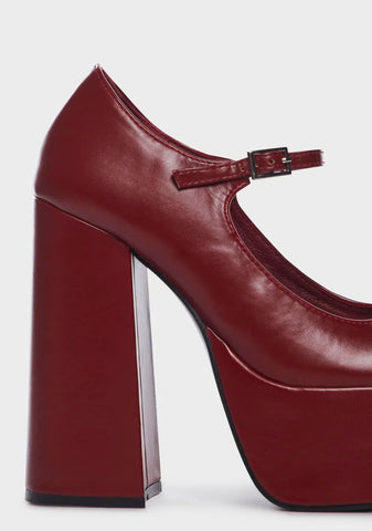 Rust Darkbloom Mary Janes