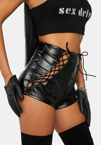 Hottie Era Lace-Up Shorts