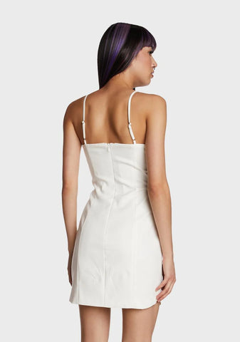 Unreal Romance Mini Dress - Off White