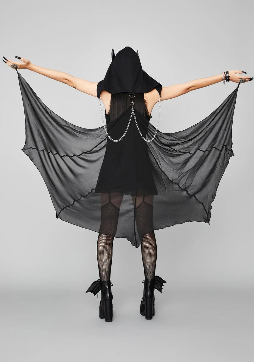 Bite Night Hooded Bat Cape