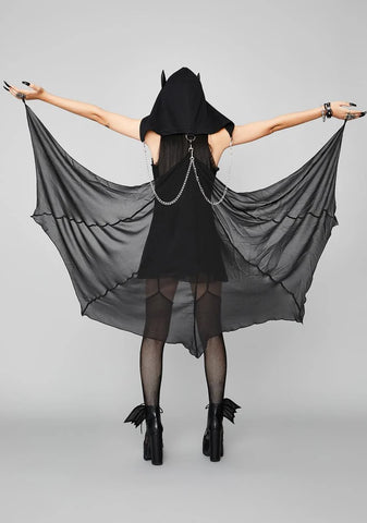 Bite Night Hooded Bat Cape