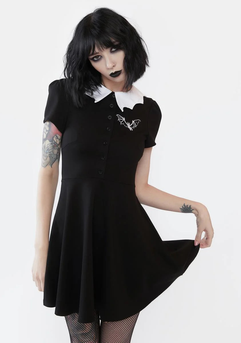 Hello To Nightfall Mini Dress