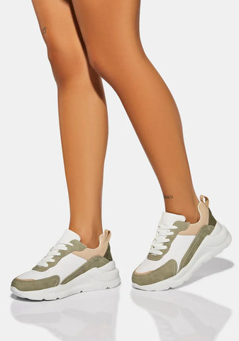 Olive Master Of Speed Classic Sneakers