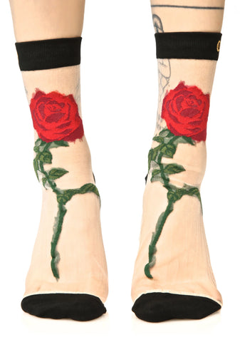 The Rose Anklet Socks