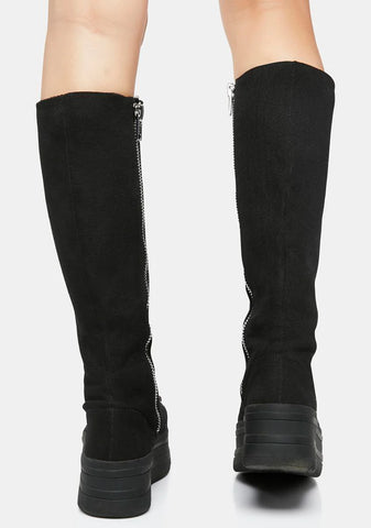 Mosh Pit Babe Knee High Sneakers