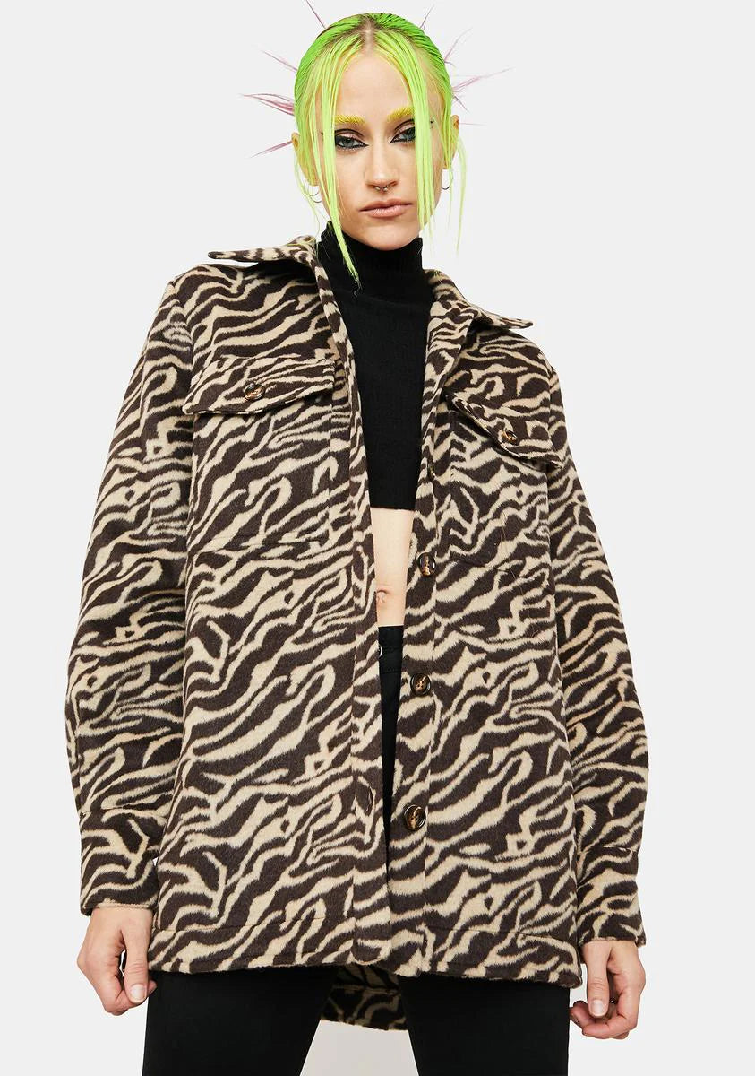 Devon Animal Print Jacket