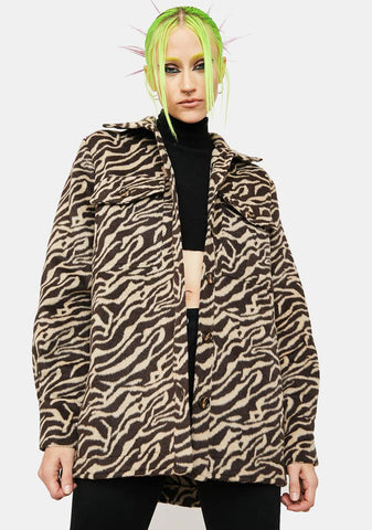 Devon Animal Print Jacket