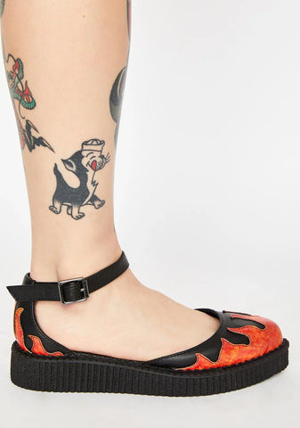 TUKskin Flame Creeper Sandals