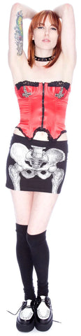 Skelli Bone Mini Skirt