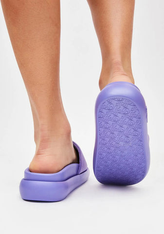 Purple Reggie Platform Slides
