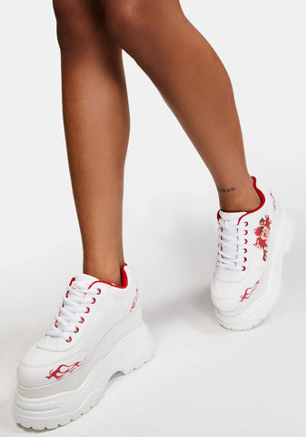 Major Cat-Taz-Trophe Platform Sneakers