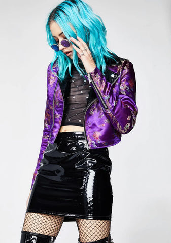 Elegant Touch Moto Jacket