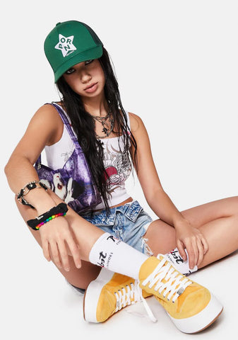 Green Porn Star Trucker Hat