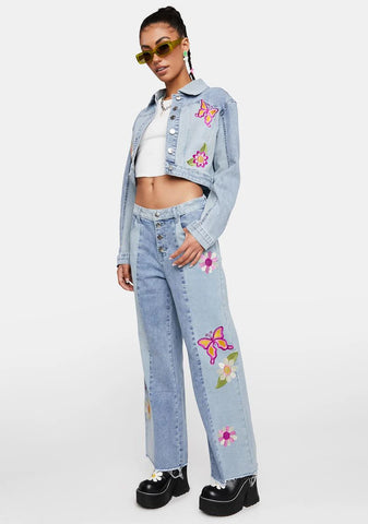 Wild Canyons Wide Leg Jeans