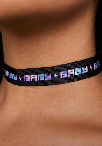 Name Sake Graphic Choker