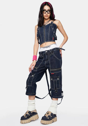 Denim Rough Ready Bondage Pants