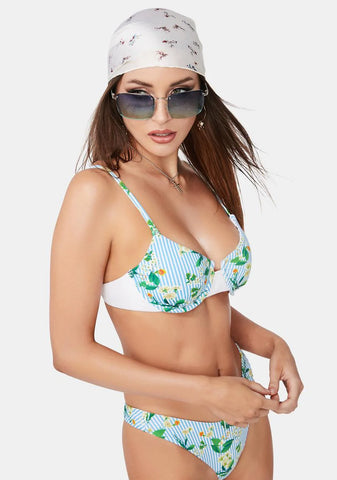 Spring Bloom Influencer Bikini Top