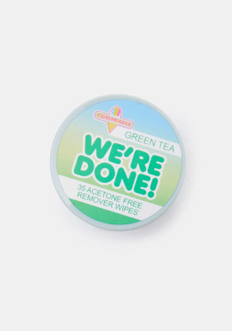We’re Done! Green Tea Remover Wipes