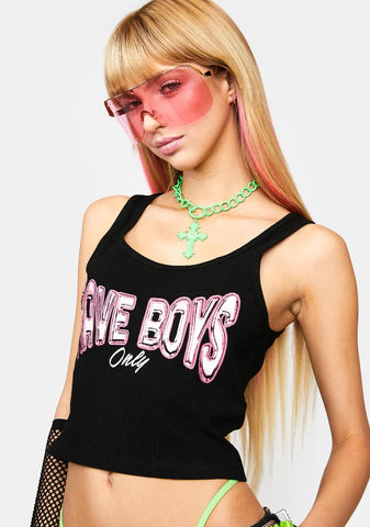 Rave Boys Only Graphic Tank