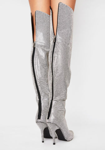 Up And Coming Thigh High Boots