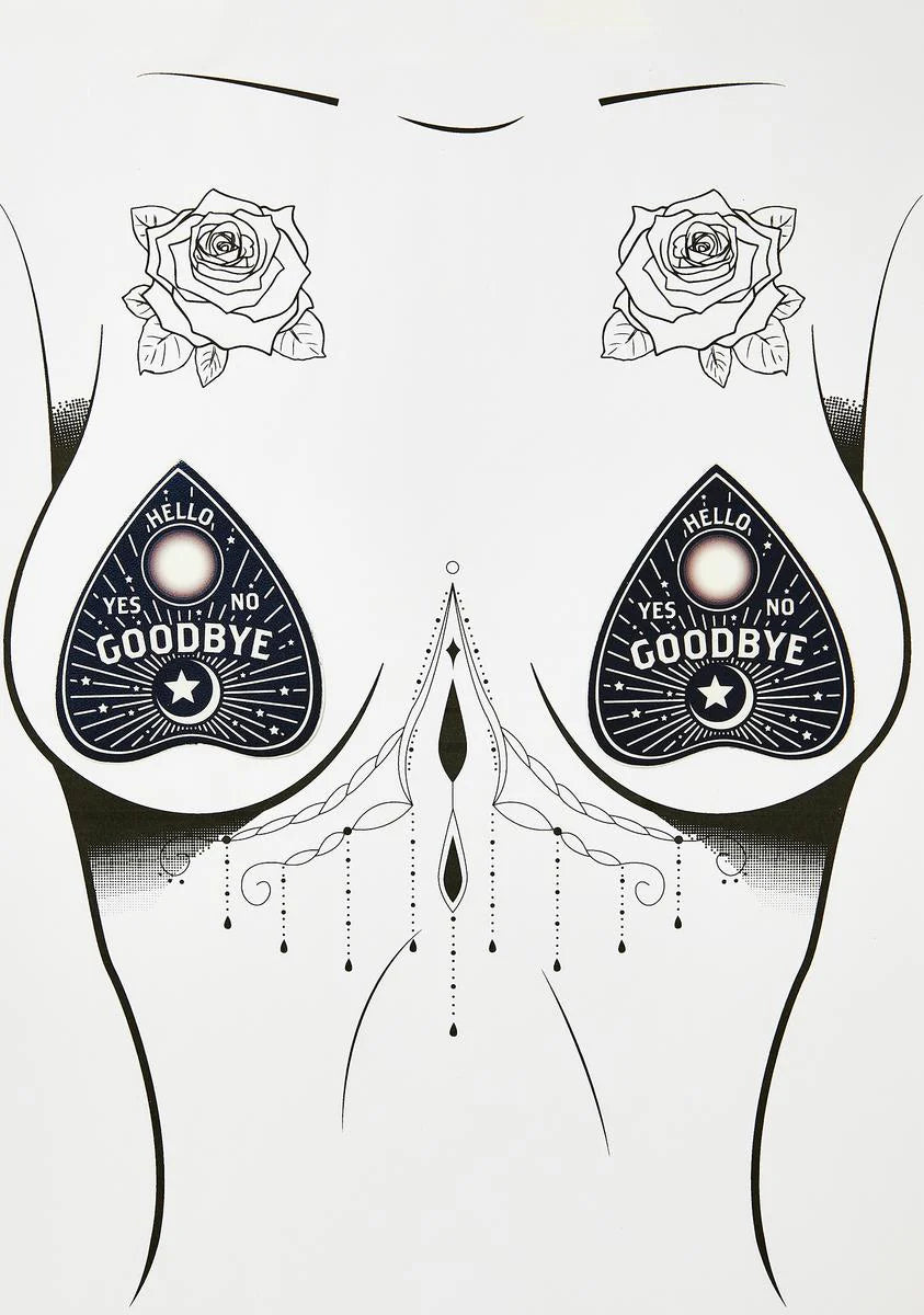 Ouija Planchette Pasties