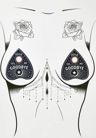 Ouija Planchette Pasties