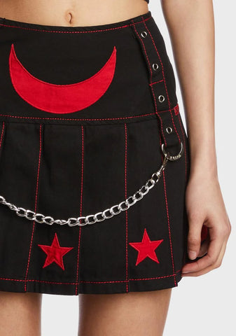 I Am A Star Pleated Skirt