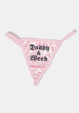Daddy & Weed G String Panty