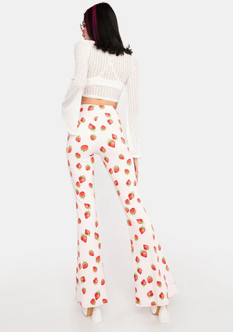Berry Into You Flare Pants